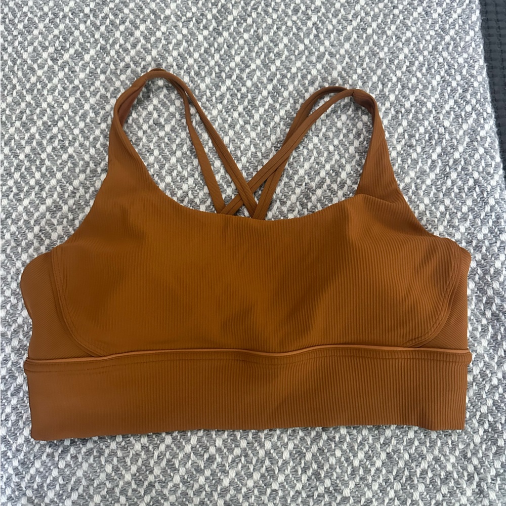 Lululemon Energy Longline Ribbed sports bra.